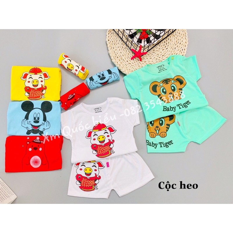 [Mã FAMAYFA2 giảm 10K đơn 50K] Combo 5 bộ ba lỗ 3-14kg