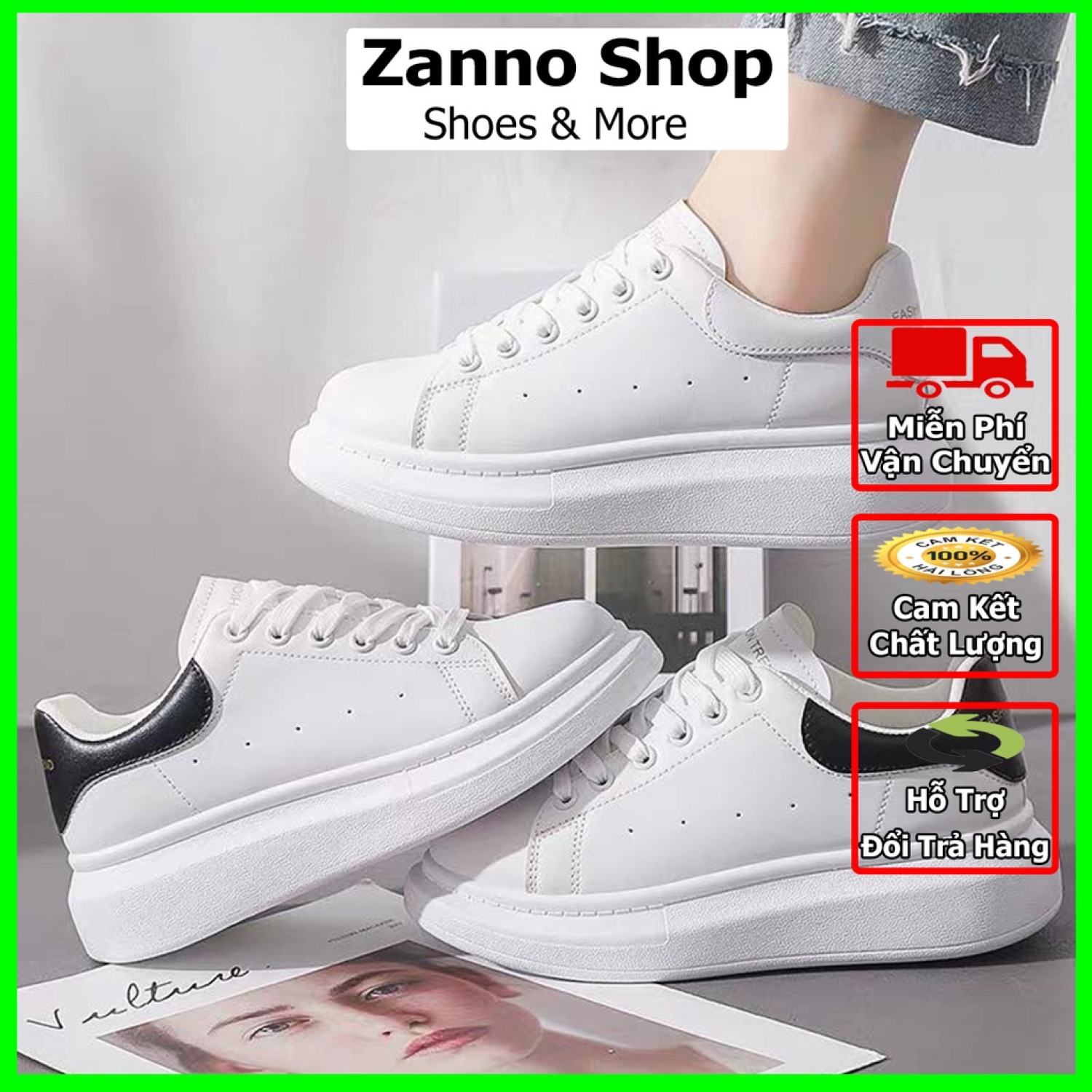 [Xả Kho MC Siêu Rẻ] Giày Thể Thao Nữ Đế Cao 5cm HOT 2022, Đủ size Nữ 35 - 40