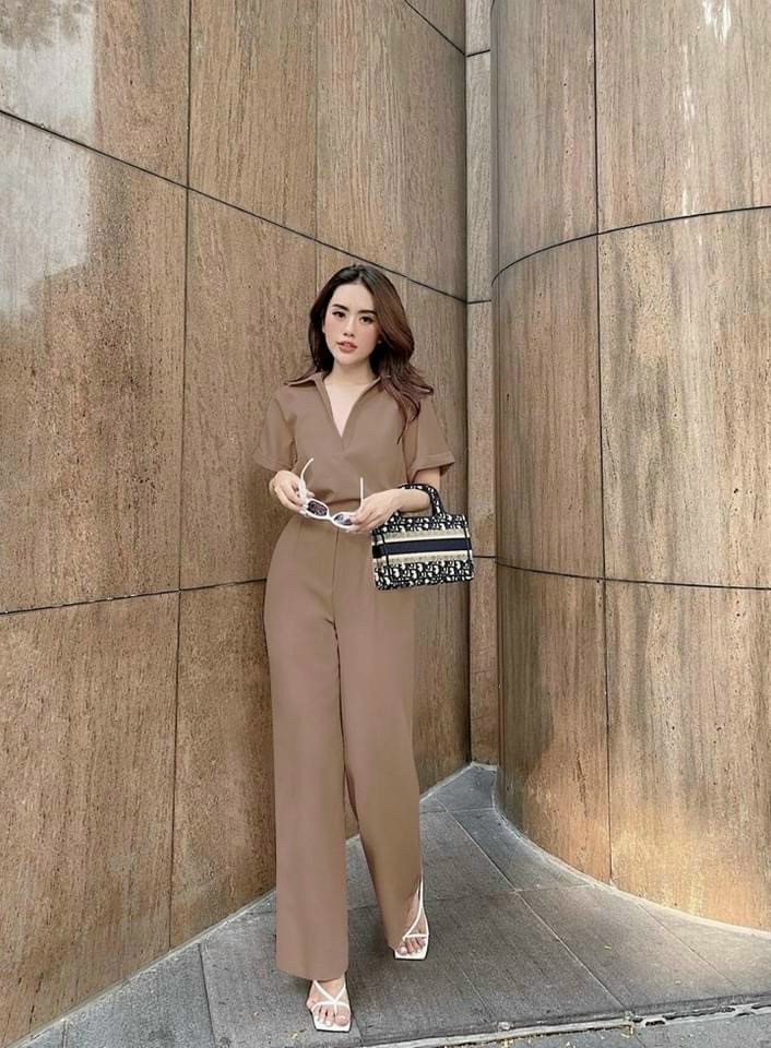 Sét bộ áo cổ sơmi quần dài quá đẹp