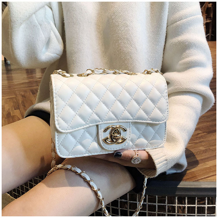 Túi xách nữ đeo chéo, túi đeo vai classic trần chỉ đi chơi phong cách đơn giản