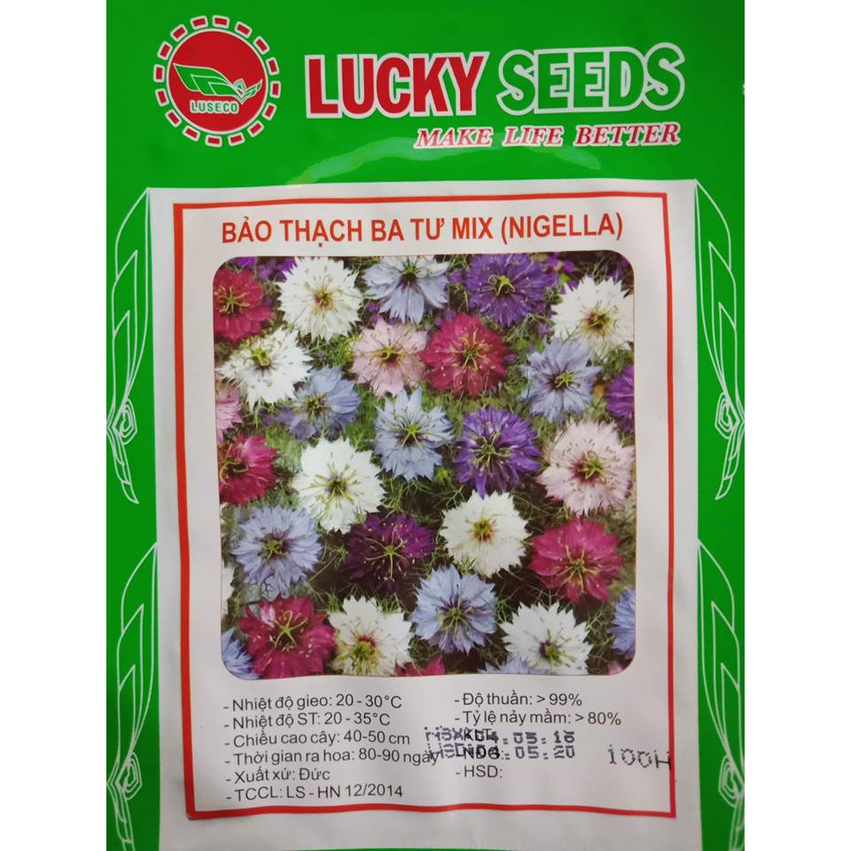 Hạt giống hoa Bảo Thạch Ba Tư mix