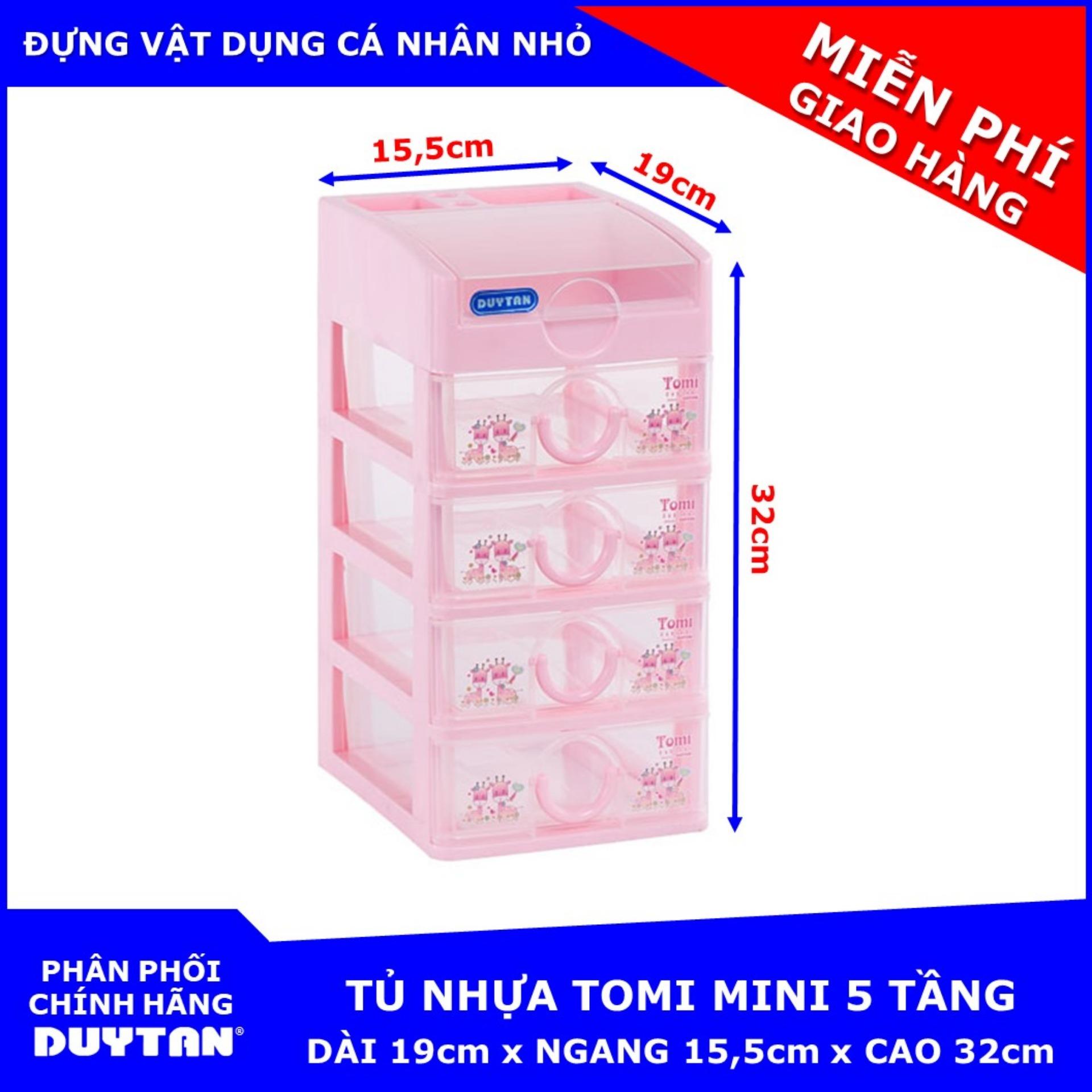 Tủ nhựa Duy Tân TOMI Mini 5 tầng | Lazada.vn