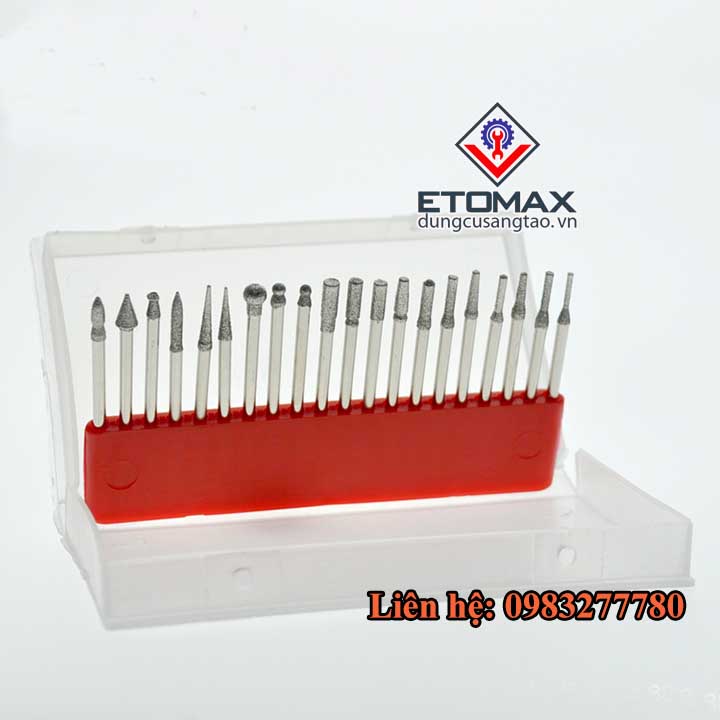 Bộ 20 mũi khắc mài hợp kim avg
