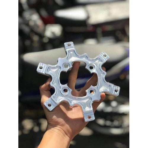 Lòng đĩa 4 lỗ CNC màu cho xe Winner 150 và Winner X