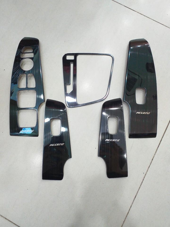 [Hỗ trợ lắp đặt khách Hà Nội] ỐP NỘI THẤT TITAN THEO XE HYUNDAI ACCENT 2018 - 2019 HÀNG CHỮ ĐẸP