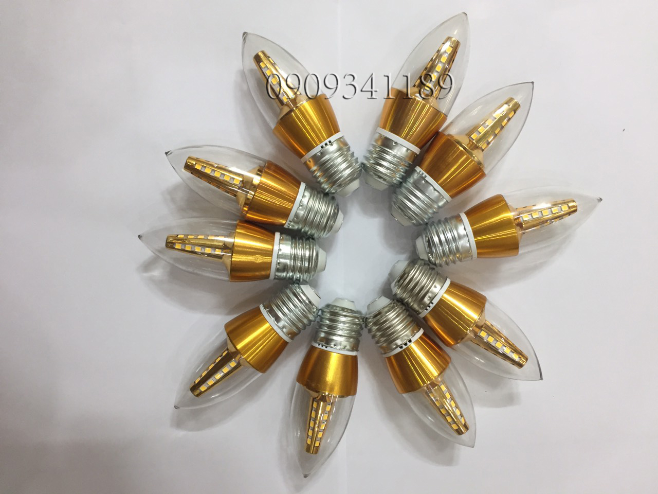 10 Bóng đèn Led nến 5w quả nhót đuôi E27