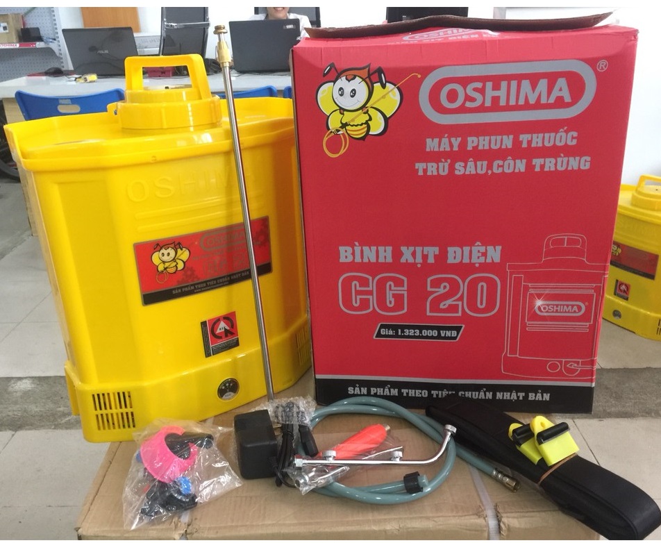 Bình phun thuốc trừ sâu - bình xịt 20 lít oshima - bình xịt os20 cg - bình xạ phân