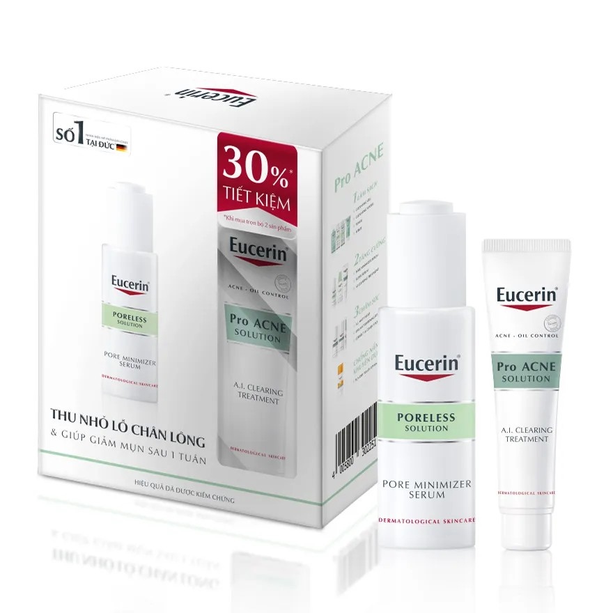 Tinh Chất ProAcne Poreless 30ml   Gel Giảm Mụn Pro Acne Solution 40ml