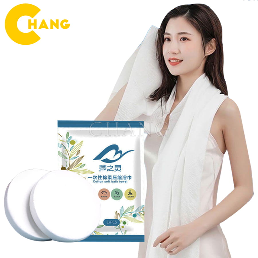 Khăn tắm nén du lịch, khăn spa viên nén