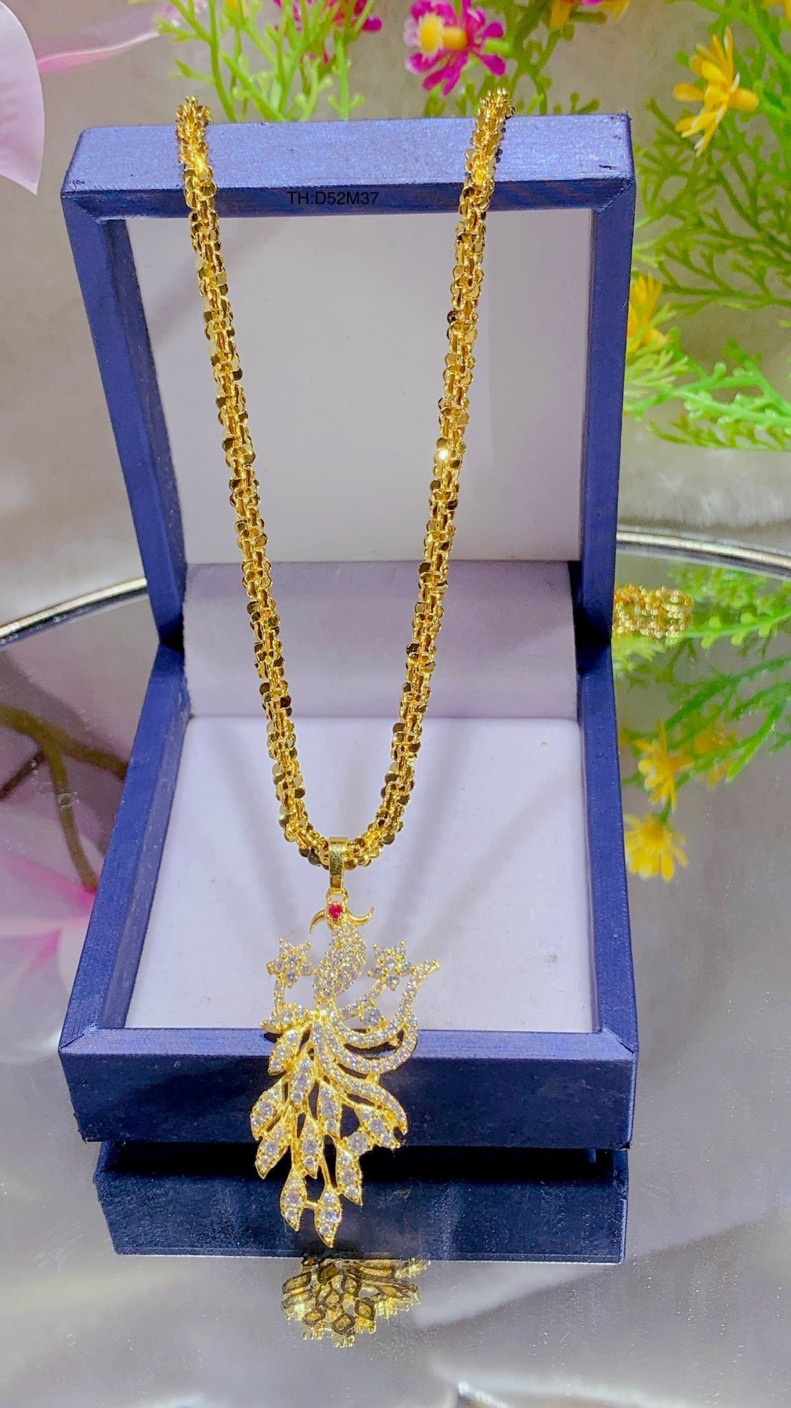 [HCM]Dây Chuyền Nữ Sang Chảnh - HD21105 - Đeo Đi Tiệc Xịn Xò - Mạ Vàng 18k Đá Cao Cấp Sáng Như Vàng Thật Giống Thật 99% Không Đen Không Ngứa