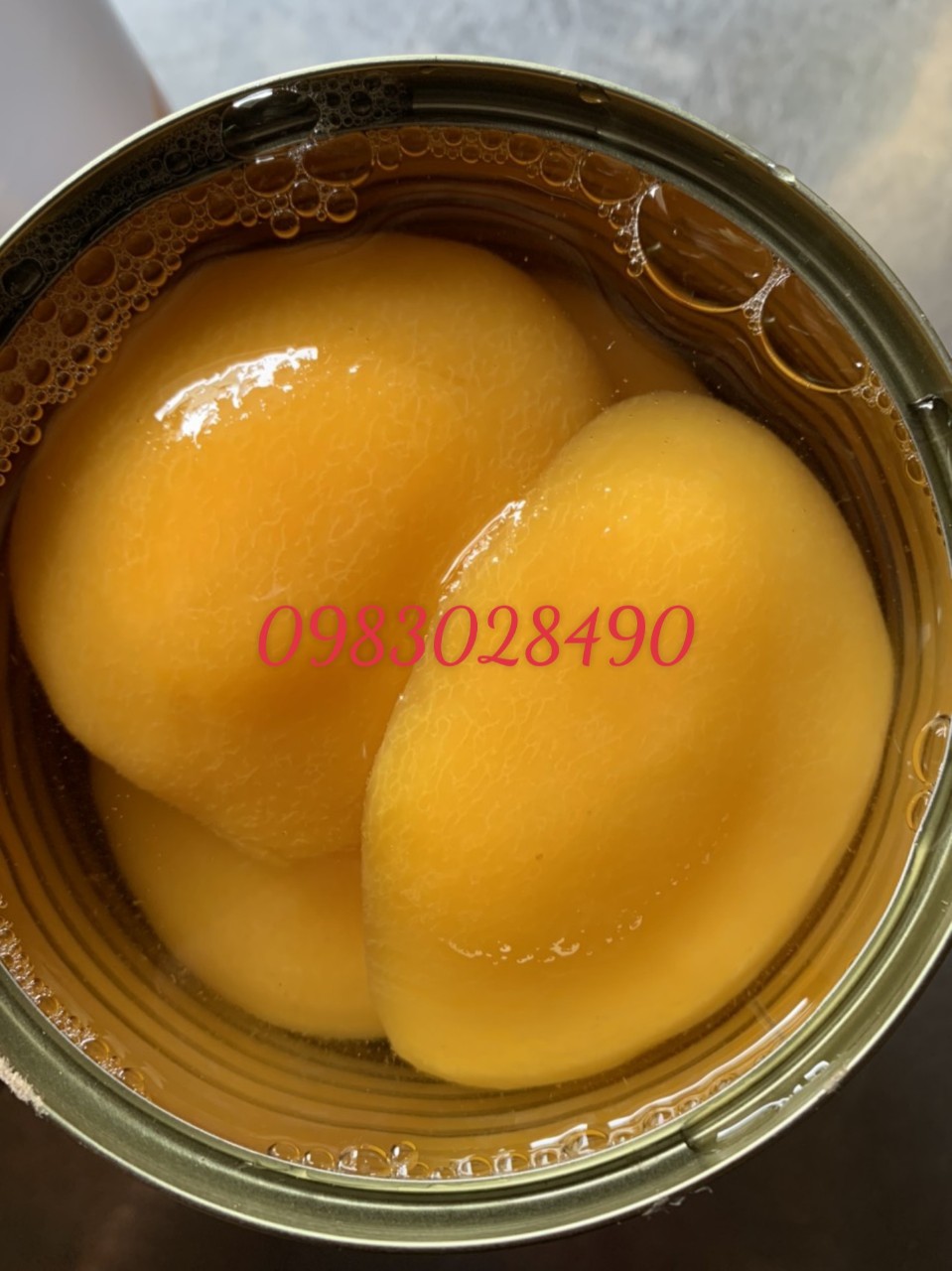 FreeShipMax - Đào Ngâm Bitraco- 825g - Thực phẩm Trần Lê