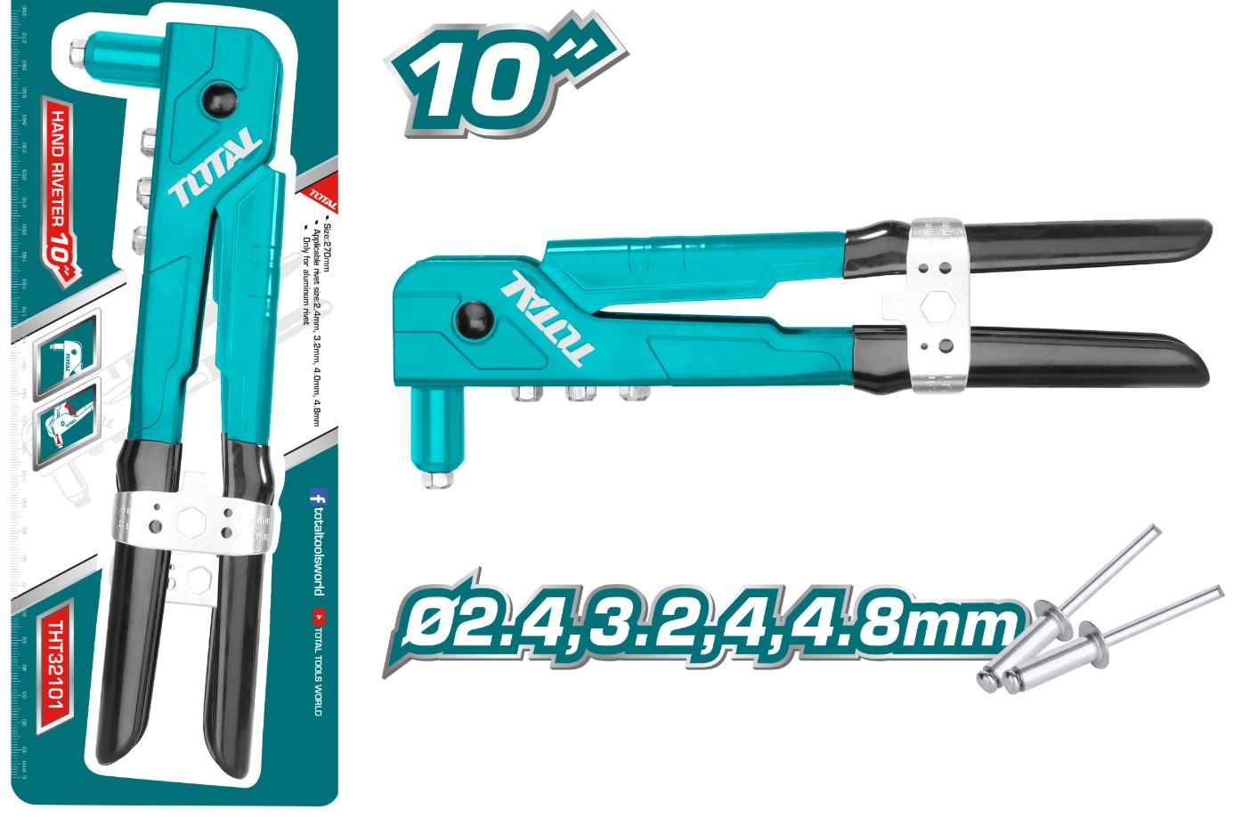 Kìm rút đinh rivet Total THT32101