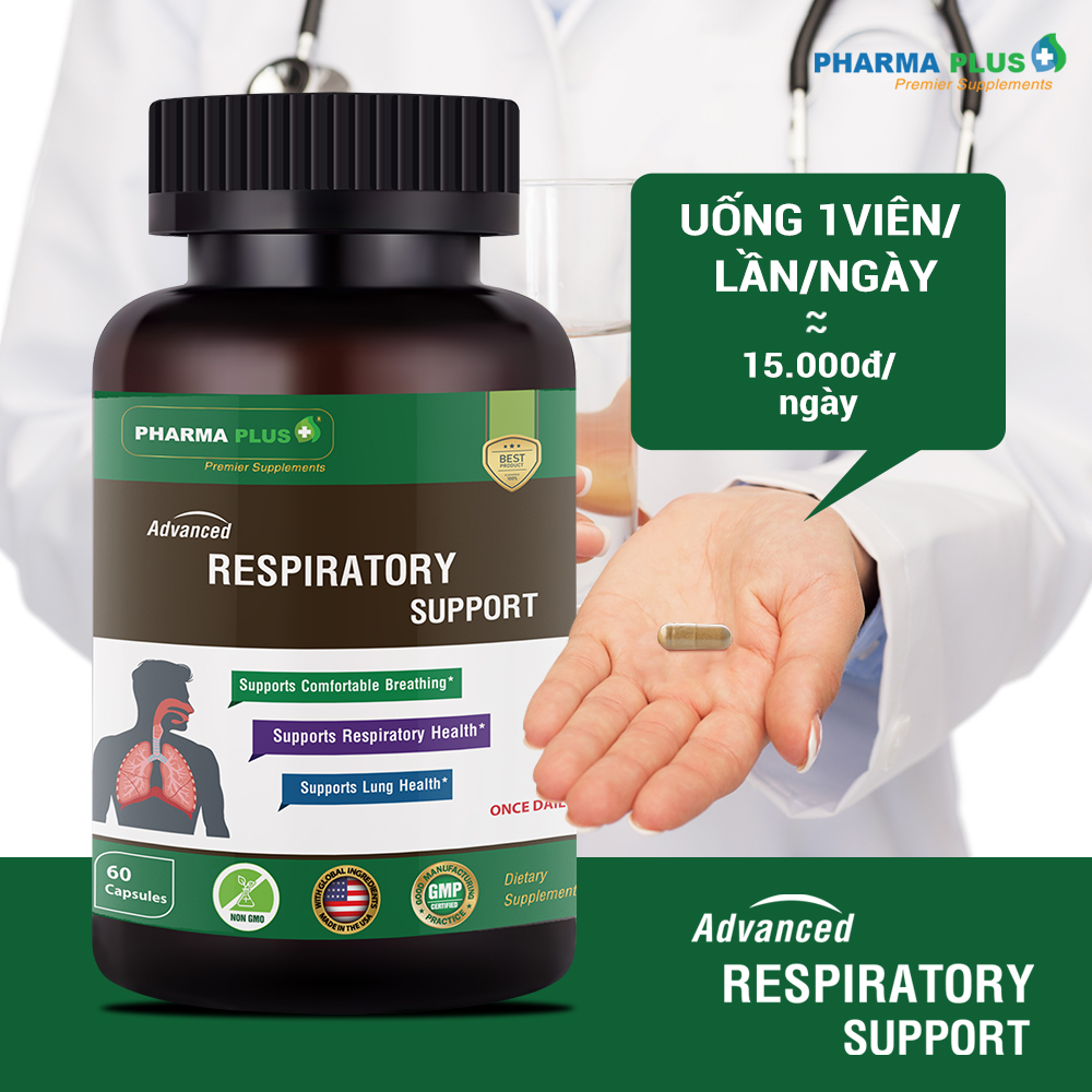 Viên Uống Bổ Phổi Thanh Lọc Phổi Pharma Plus