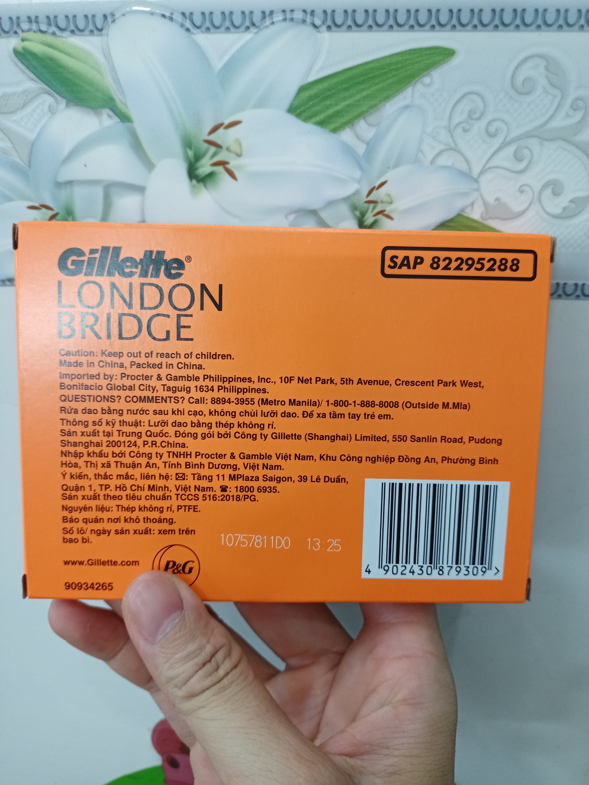 [HCM]1 hộp lưỡi lam 100 lưỡi Gillette