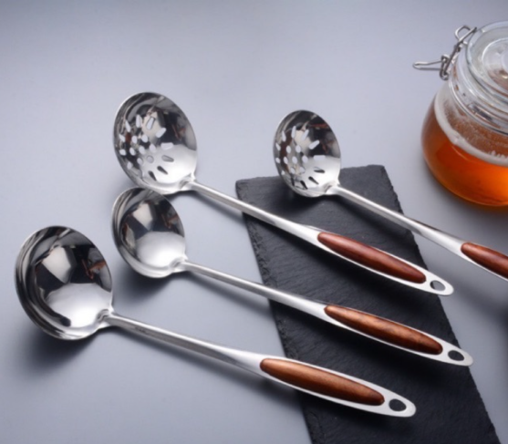 [HCM]VÁ MÚC CANH INOX 304 CÁN VÂN GỖ 10 SỊN 28X7.5CM( VÁ MÚC CANH)