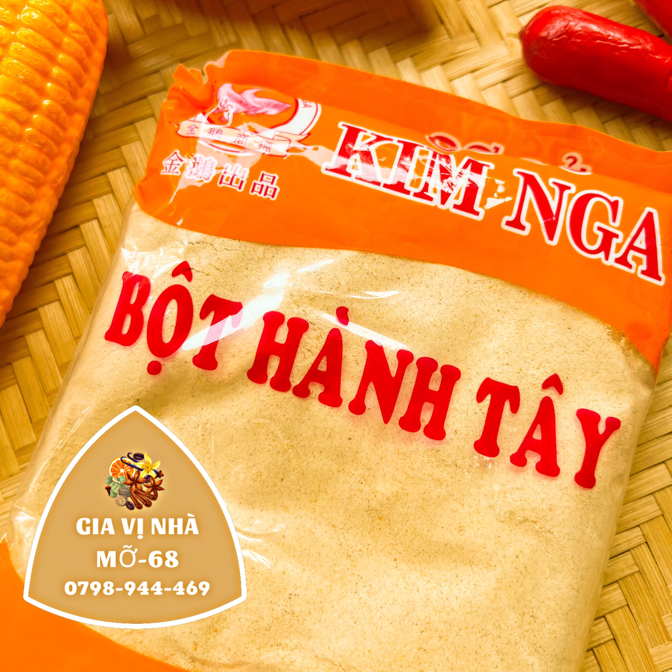BỘT HÀNH TÂY KIM NGA -100GR( CHIẾT) -500GR
