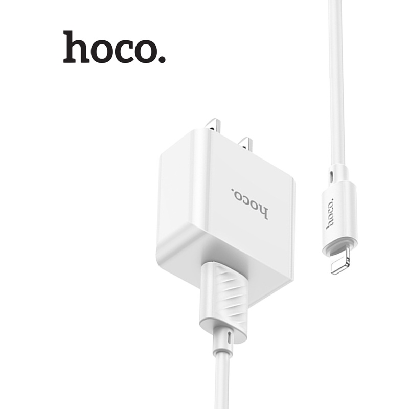 Bộ Sạc Cáp Hoco C106 Cổng iPhone - Type C - Micro 2.1A 10.5W Dài 1m