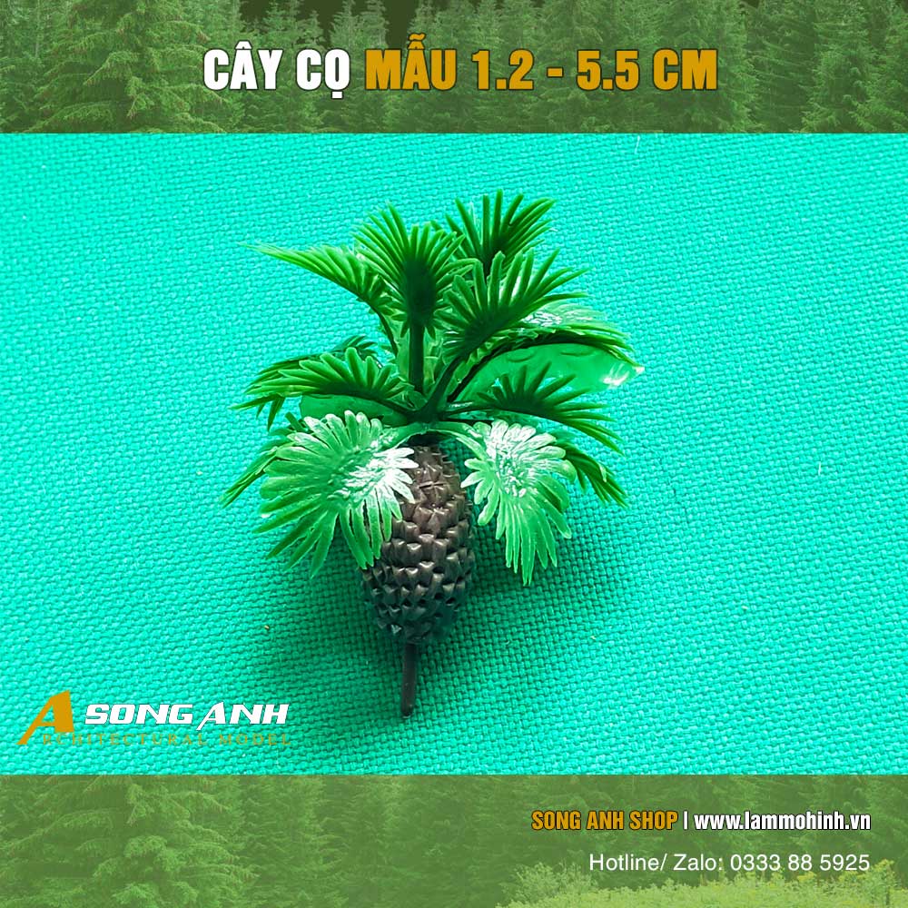 Cây cau | Cọ | Dừa mô hình nhiều kích thước, dùng làm tiểu cảnh, sa bàn ( 1 bịch 2 cây )