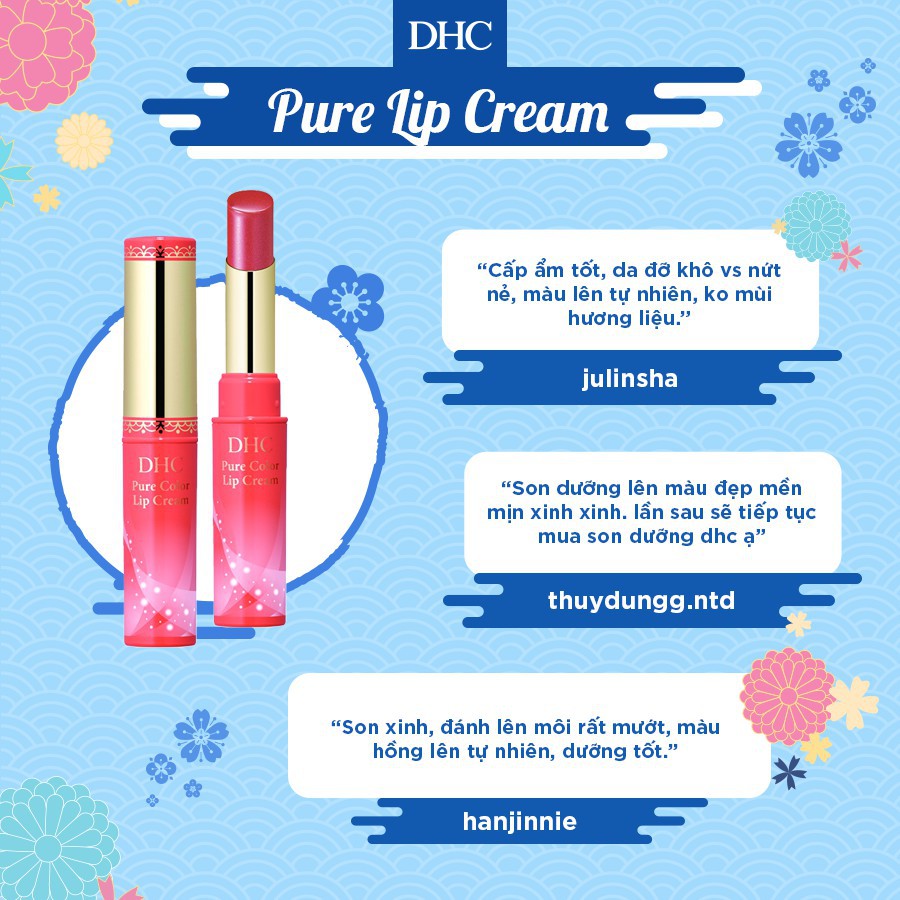 Son Dưỡng Môi DHC Lip Cream 1,5g