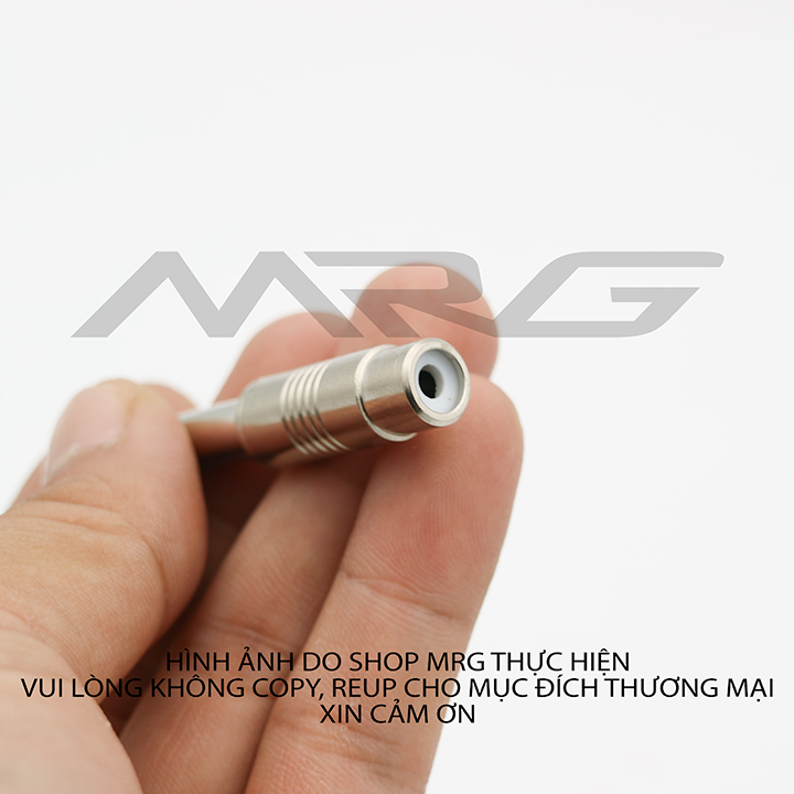 (1 cái) Đầu Chuyển Jack 6ly Av Bông Sen Màu Bạc