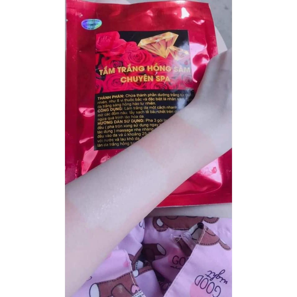 Tắm trắng Hồng Sâm chuyên spa (HÀNG XỊN BẬT TONE)