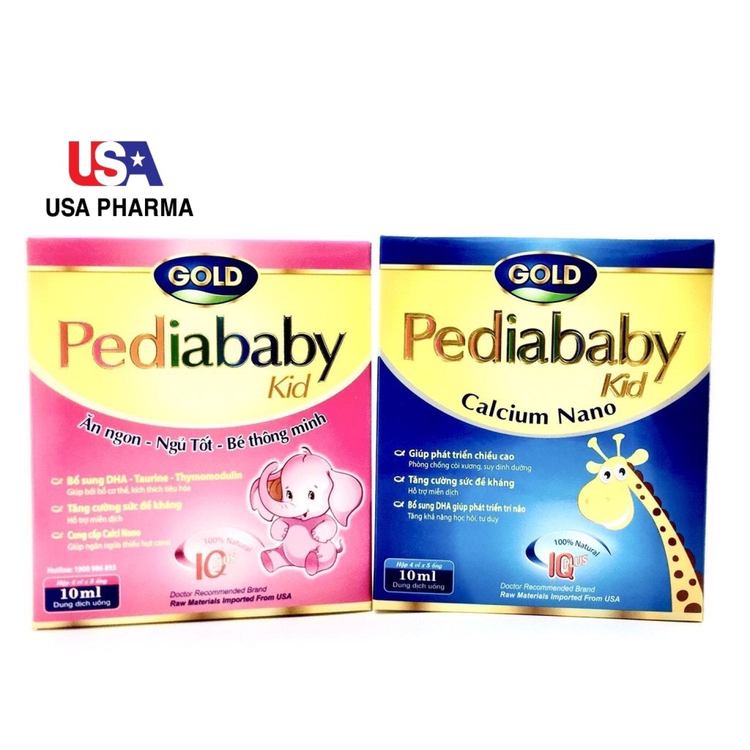 Pediababy kid gold bổ sung canxi, phát triển chiều cao