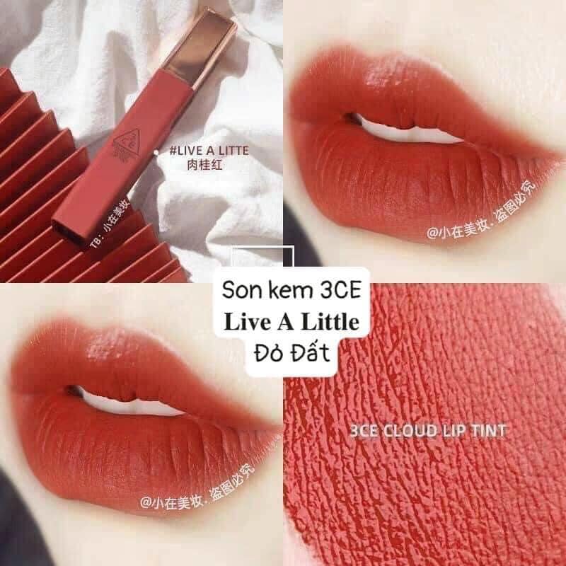 Son Kem Lì 3CE Velvet Lip Tint - Mịn Lì Lên Màu Đẹp - Hàng Chuẩn Auth