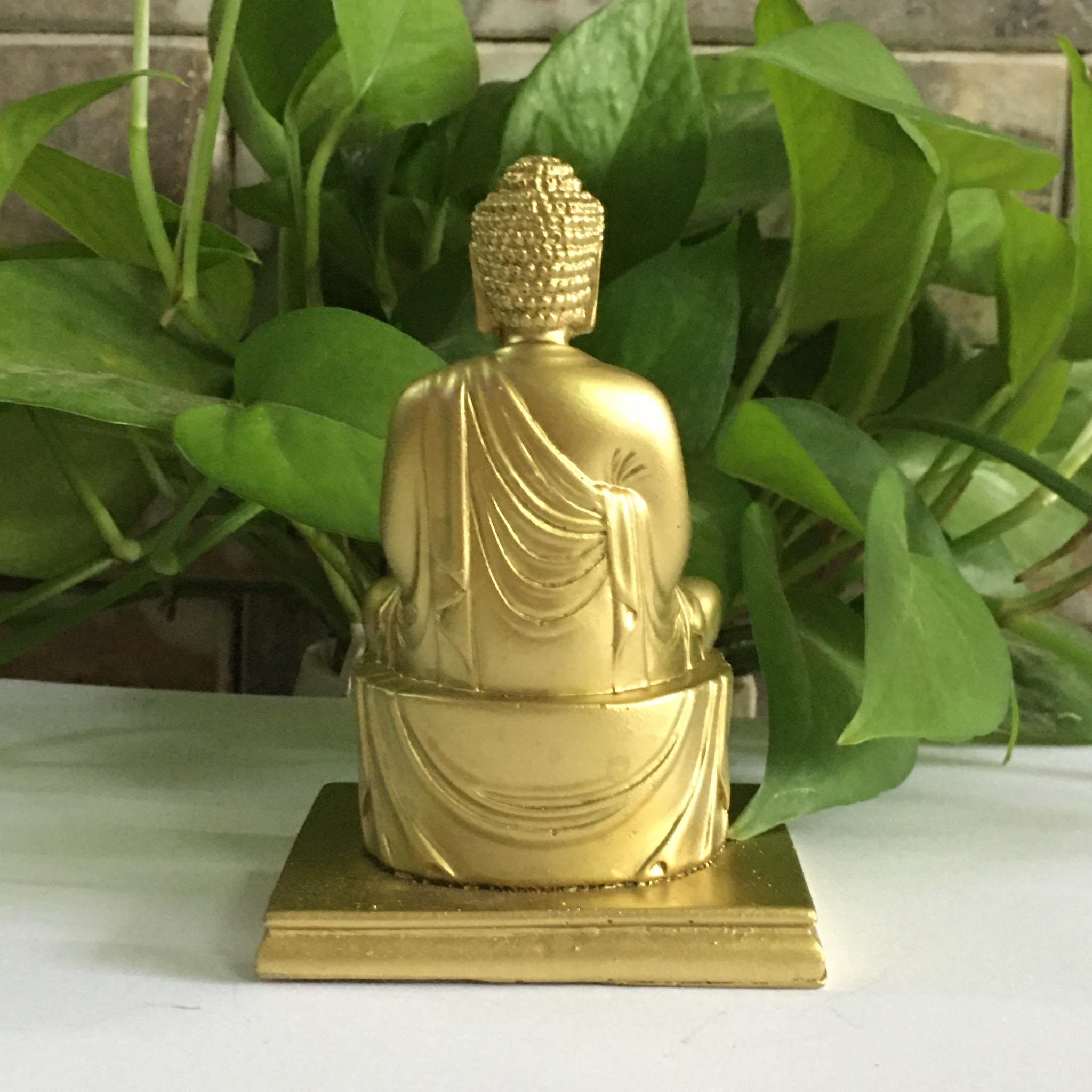 Phật A Di Đà màu sơn đồng