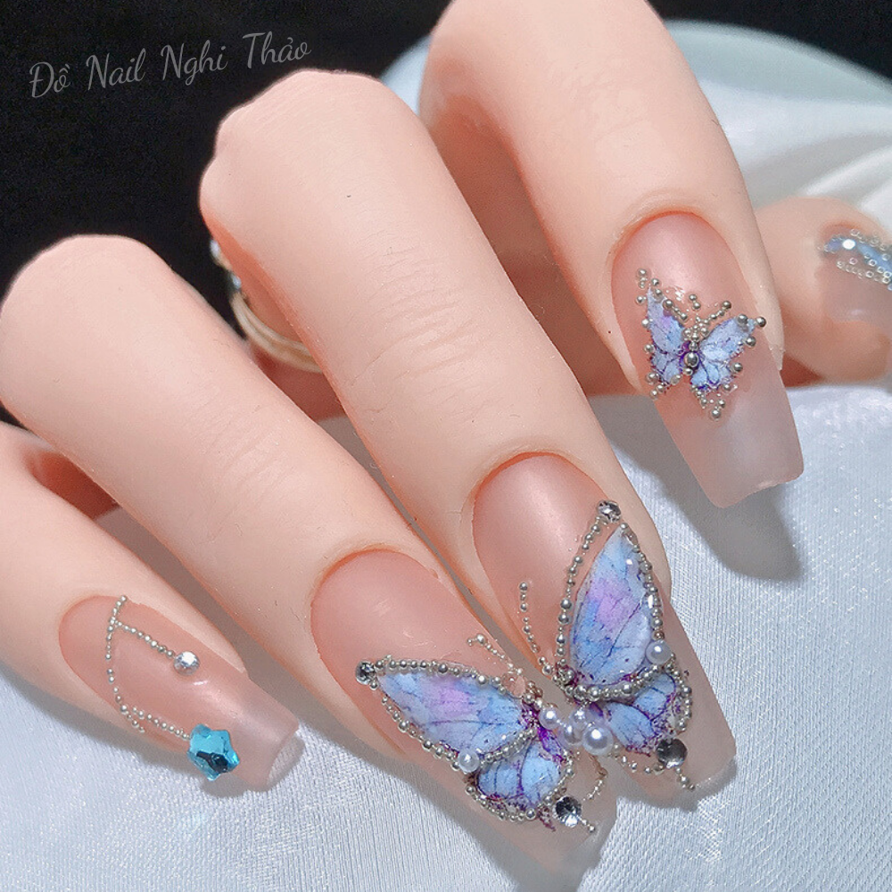 Khay bi nail mini 6 ô mix size
