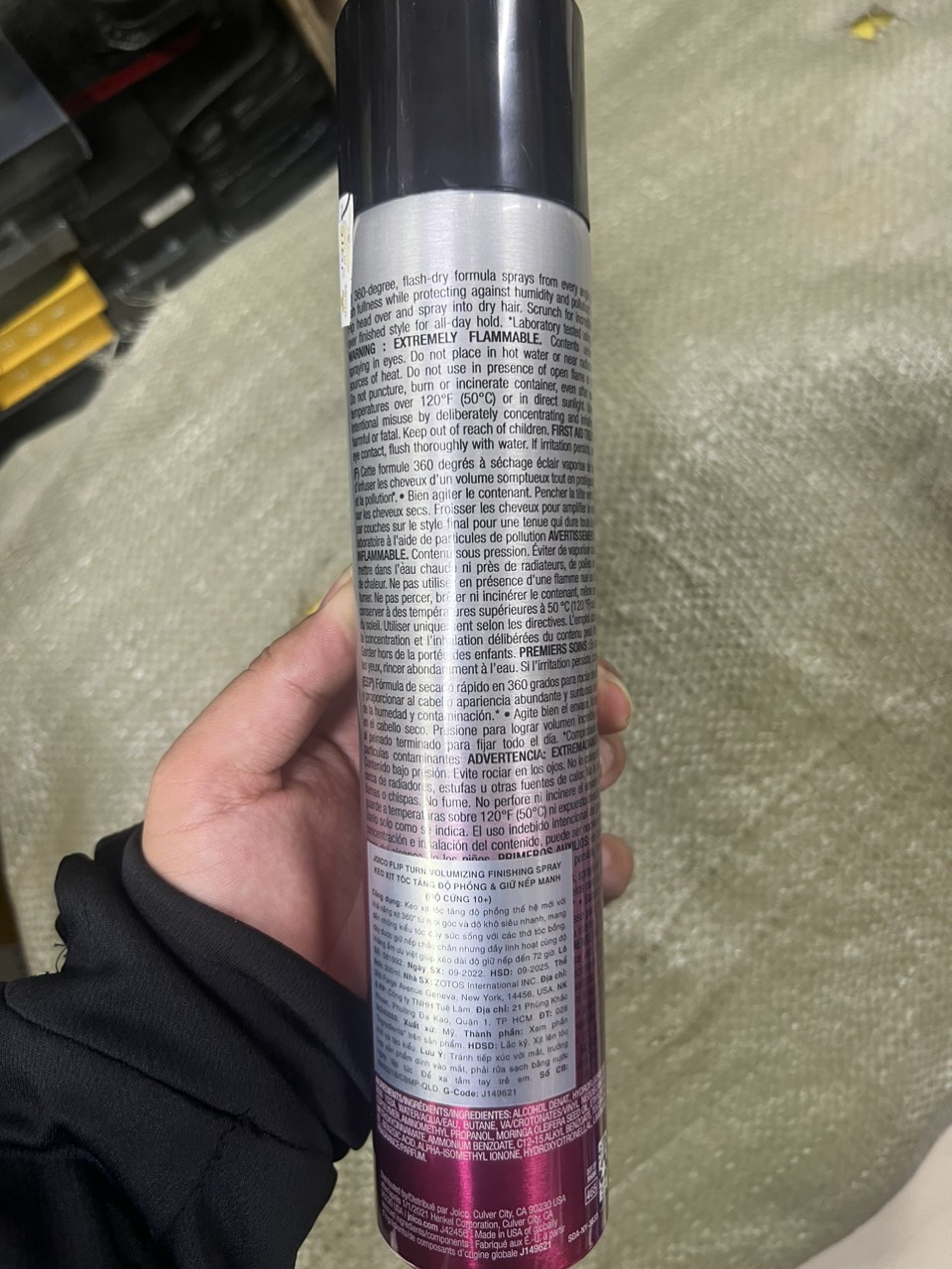 Gôm xịt giữ nếp tóc cứng Joico Power Spray độ cứng 10+ 300ml