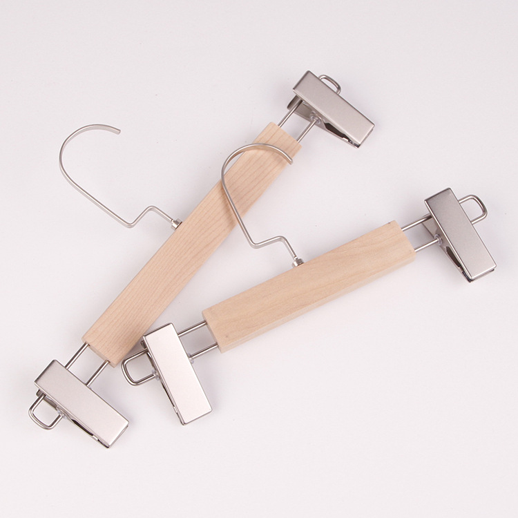 Móc Kẹp Gỗ Không Sơn 32cm ( Bộ 10 móc )