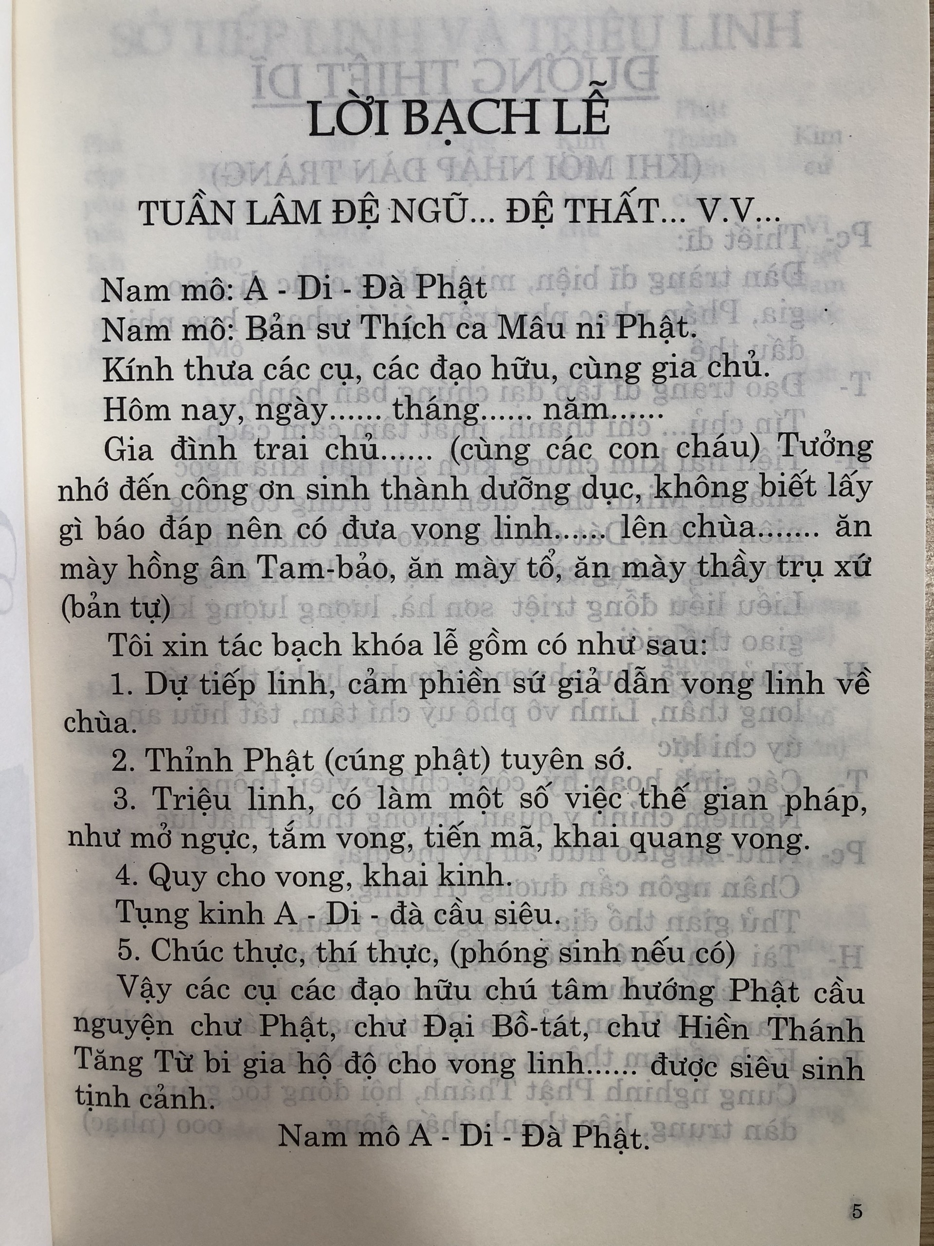 Khoa Cúng Thông Dụng
