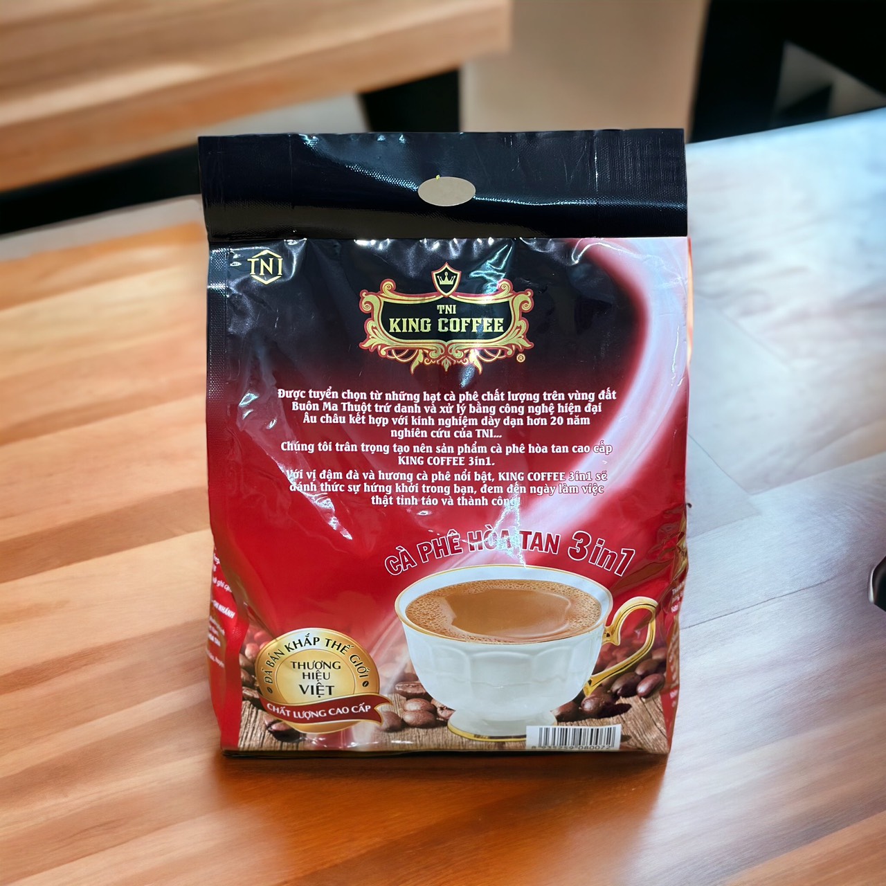 CÀ PHÊ SỮA 45 GÓI KING COFFEE( LOẠI ÍT SỮA)