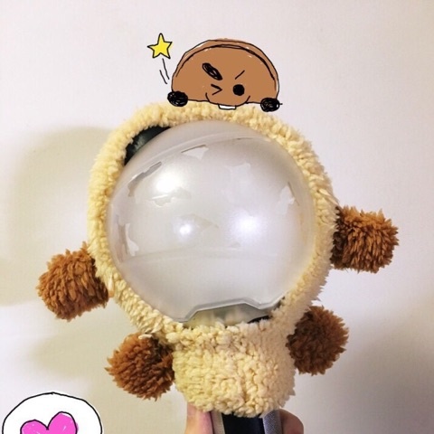 Bờm BT21 trang trí Bomb Lightstick BTS