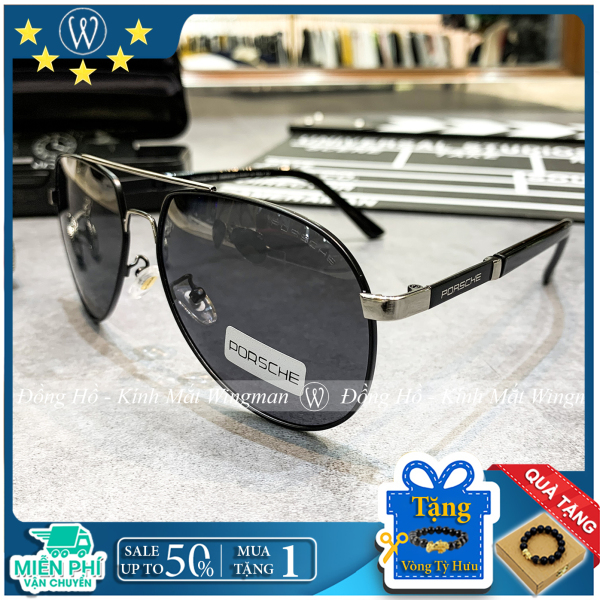 Giá bán kính mát nam P8281 tròng Polarized cao cấp, Full hộp, thẻ bảo hành 12 tháng, chống chói, chống loá, chống tia UV400