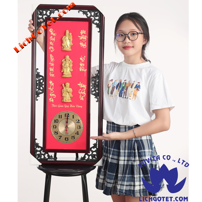 Đồng hồ treo tường gỗ