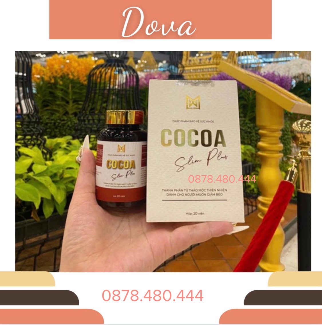GIẢM CÂN COCOA SLIM Plus Dạng Viên Đóng Lọ