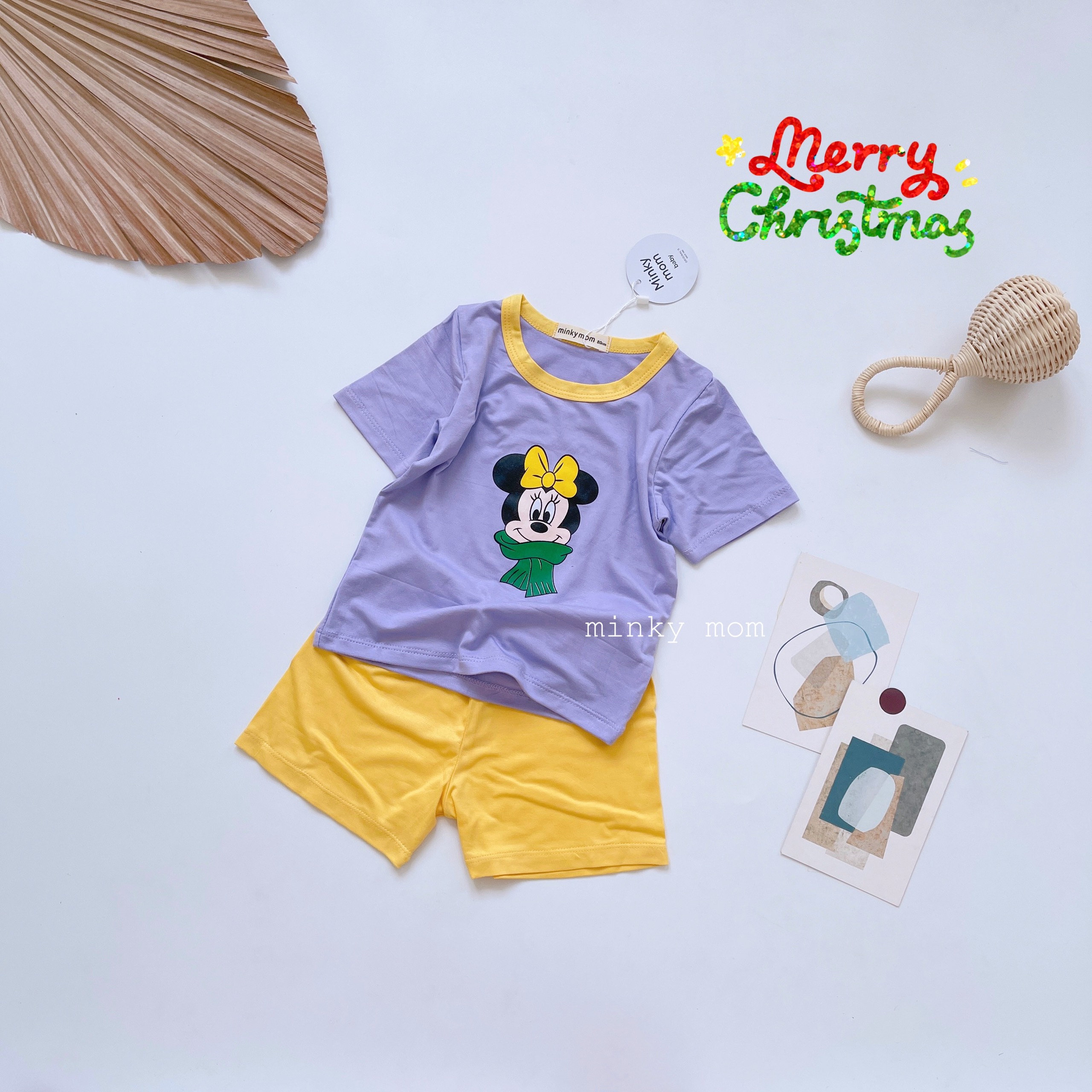 Set bộ thun lạnh bé trai,gái sz 8-24kg