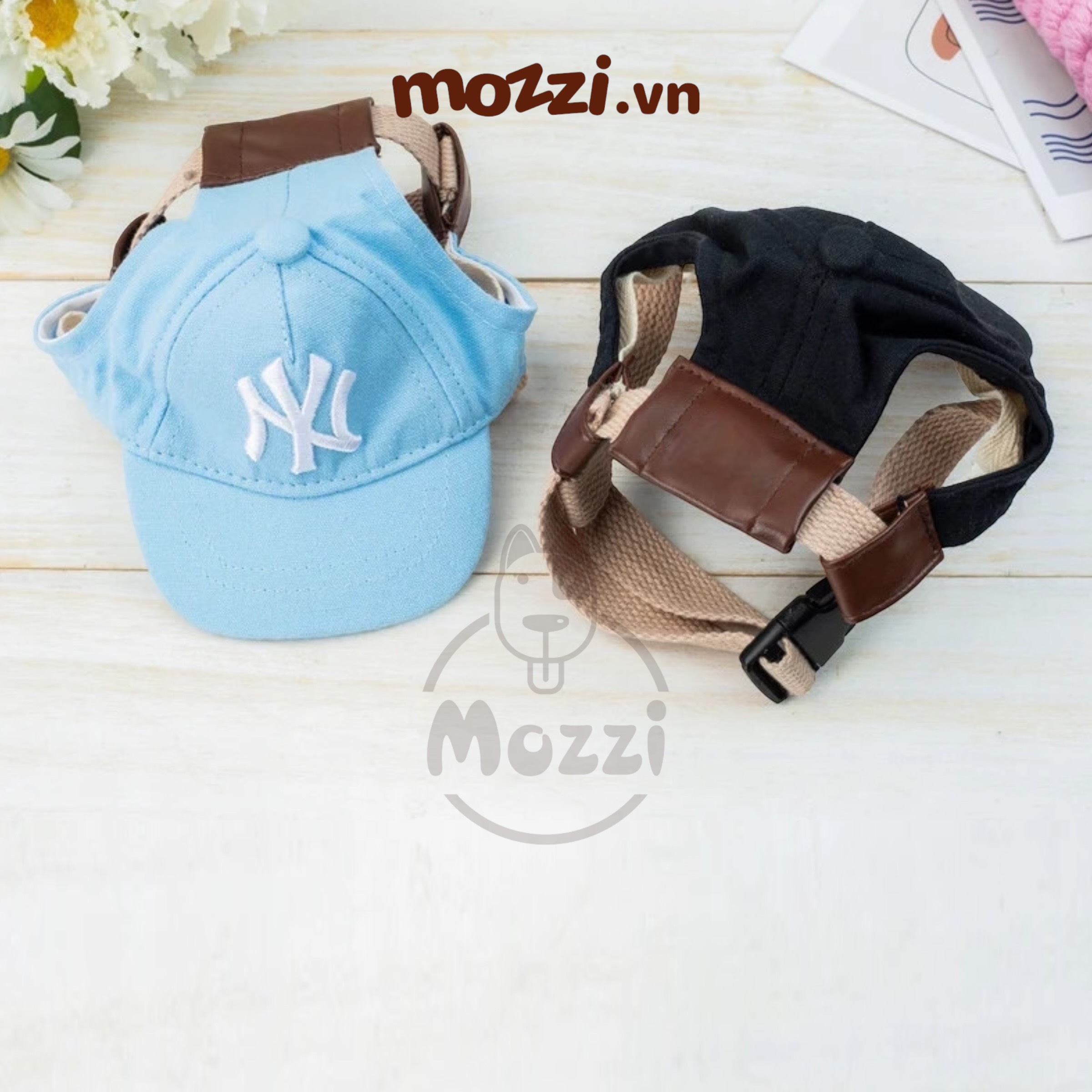 Nón lưỡi trai LA NY cho chó mèo
