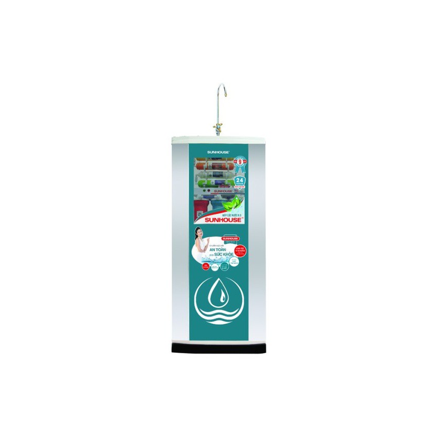 [Trả góp 0%]Máy lọc nước R.O 9 lõi Sunhouse SHR8839K
