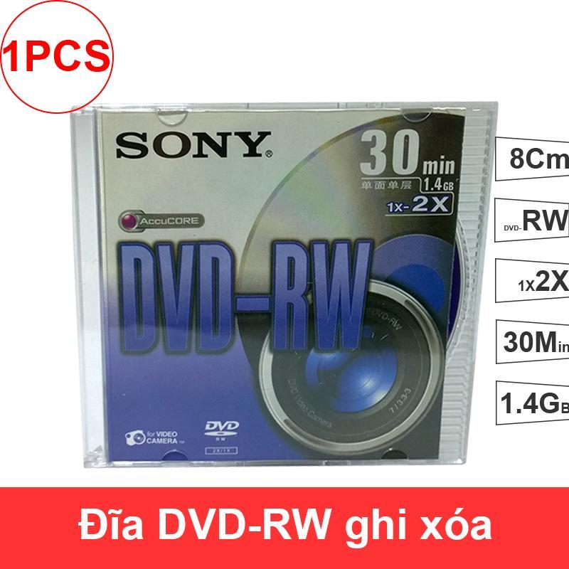 Bảng giá Đĩa trắng DVD-RW Sony 1X2X 30min 1.4GB 8Cm - Đĩa DVD-RW ghi xóa loại nhỏ 8Cm cho máy quay (1 chiếc) Phong Vũ
