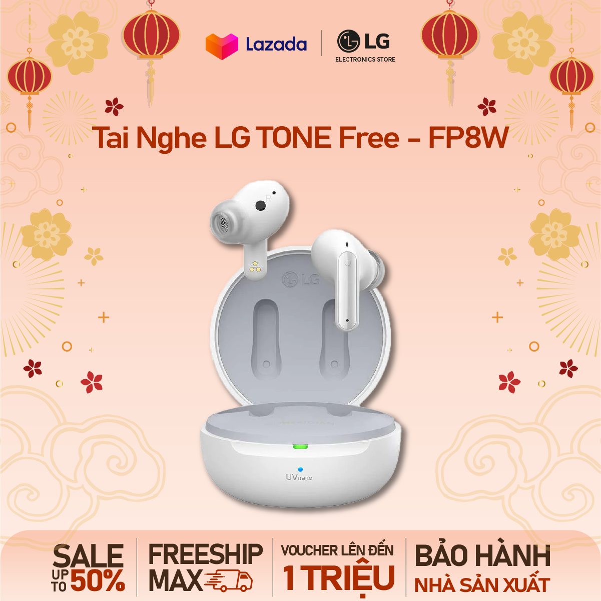 Tai nghe LG TONE Free FP8