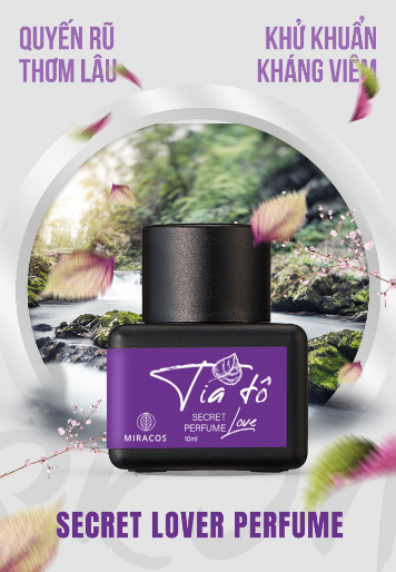 Nước hoa vùng kín tía tô Secret Love Perfume chính hãng khử mùi lưu hương làm sạch lưu hương 24h