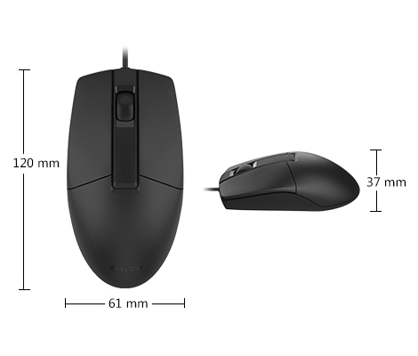 Chuột quang có dây cổng usb A4TECH OP-330 - Hàng phân phối chính hãng