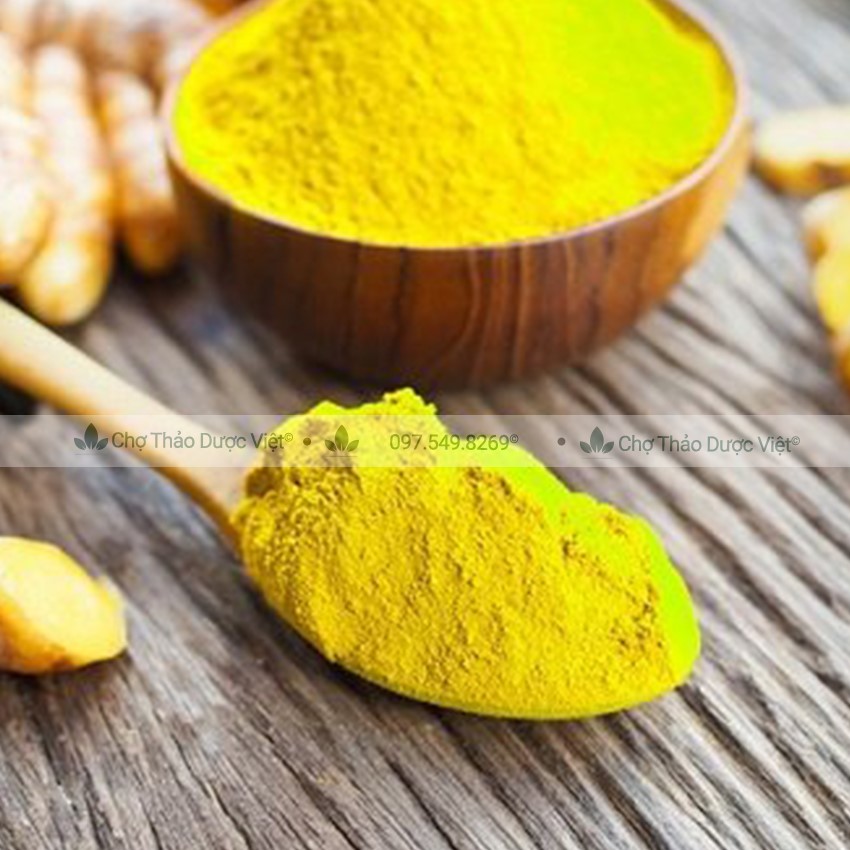 Bột nghệ vàng nguyên chất 100g, nguyên chất, thơm mịn, dùng pha uống, đắp mặt - Chợ Thảo Dược Việt