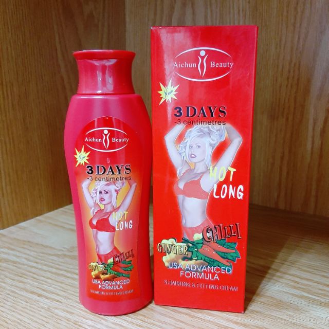 Bộ 2 Hộp Tan Mỡ Bụng 3 Days Chilly 200ml - Mẫu mới