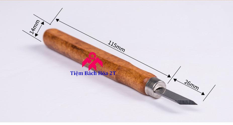 Bộ dụng cụ khắc đục tiện gỗ 10 món cao cấp V2