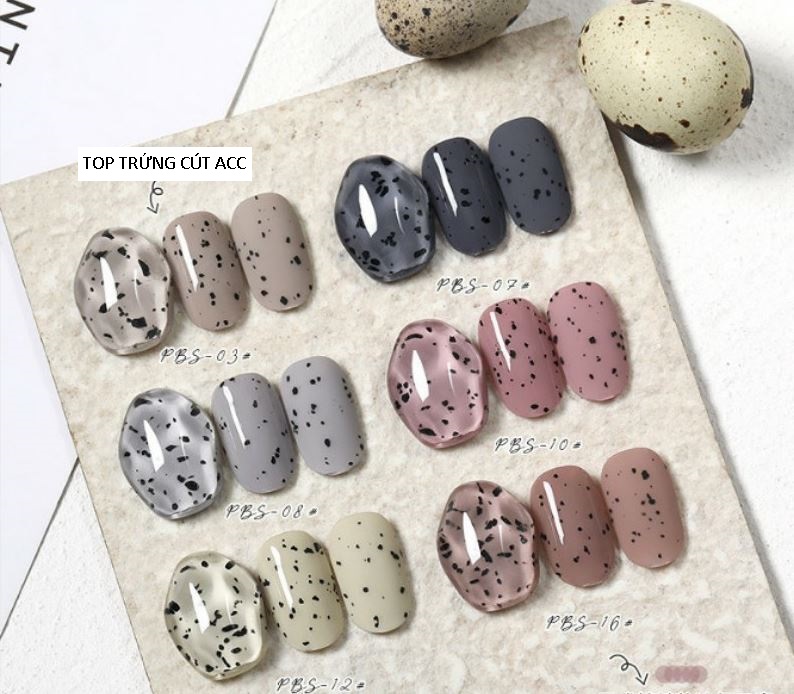 Top Trứng Cút Sơn Gel AS 15ml