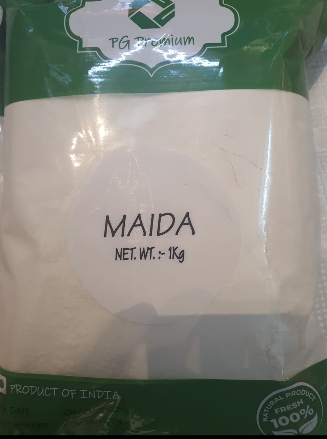 Bột lúa mỳ tinh (trắng) Maida 1kg
