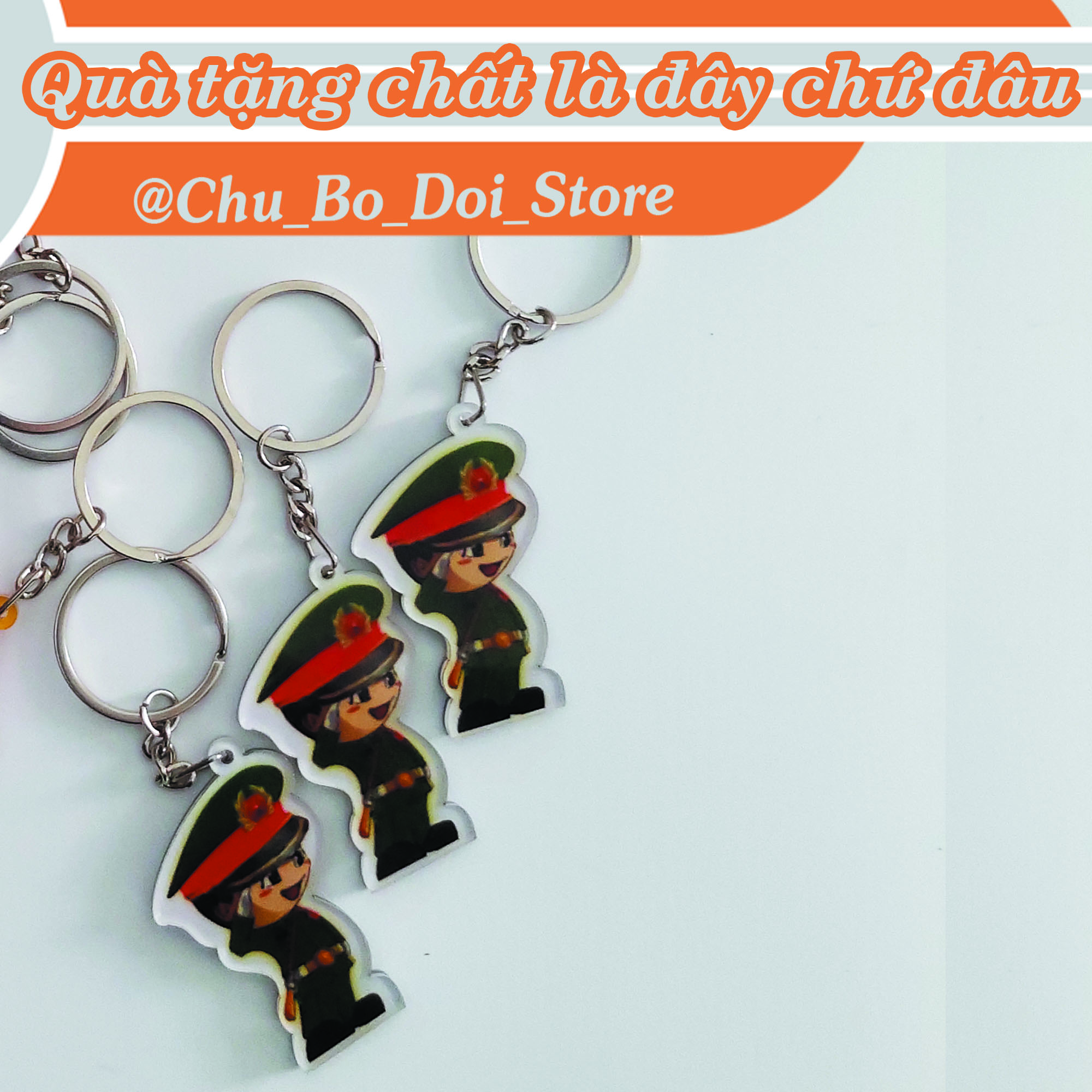 (COMBO MUA 2 ĐƯỢC 3) Móc khóa chú lính siêu cute